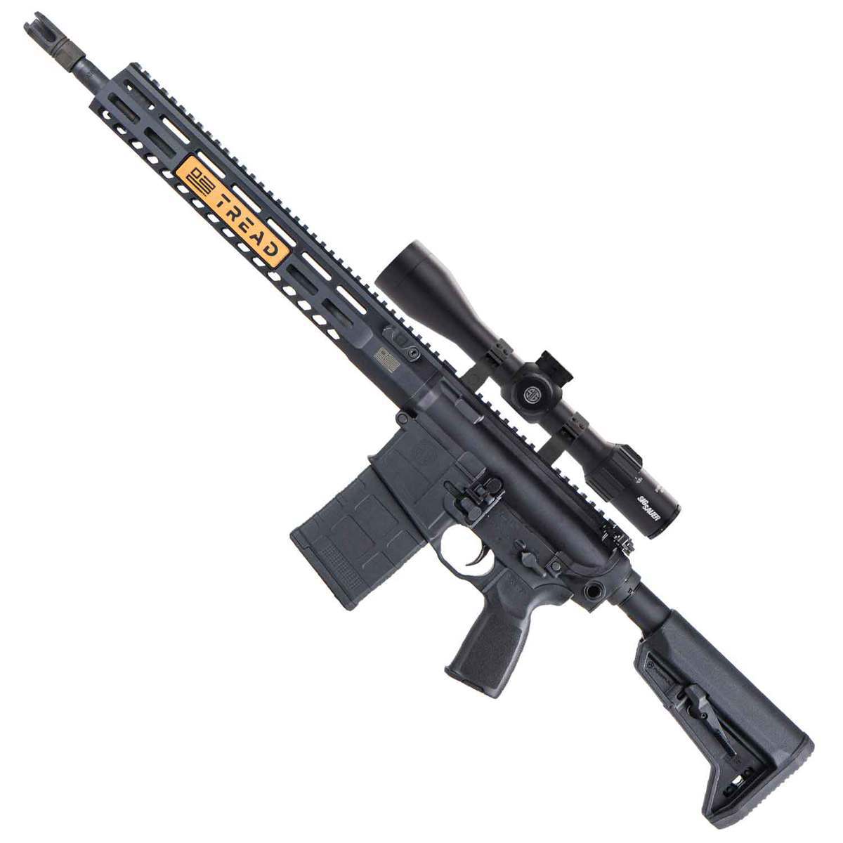 sig sauer 716i tread with sierra3 45 14x44mm scope 308 winchester 16in black semi automatic modern sporting rifle 201 rounds 1676204 1