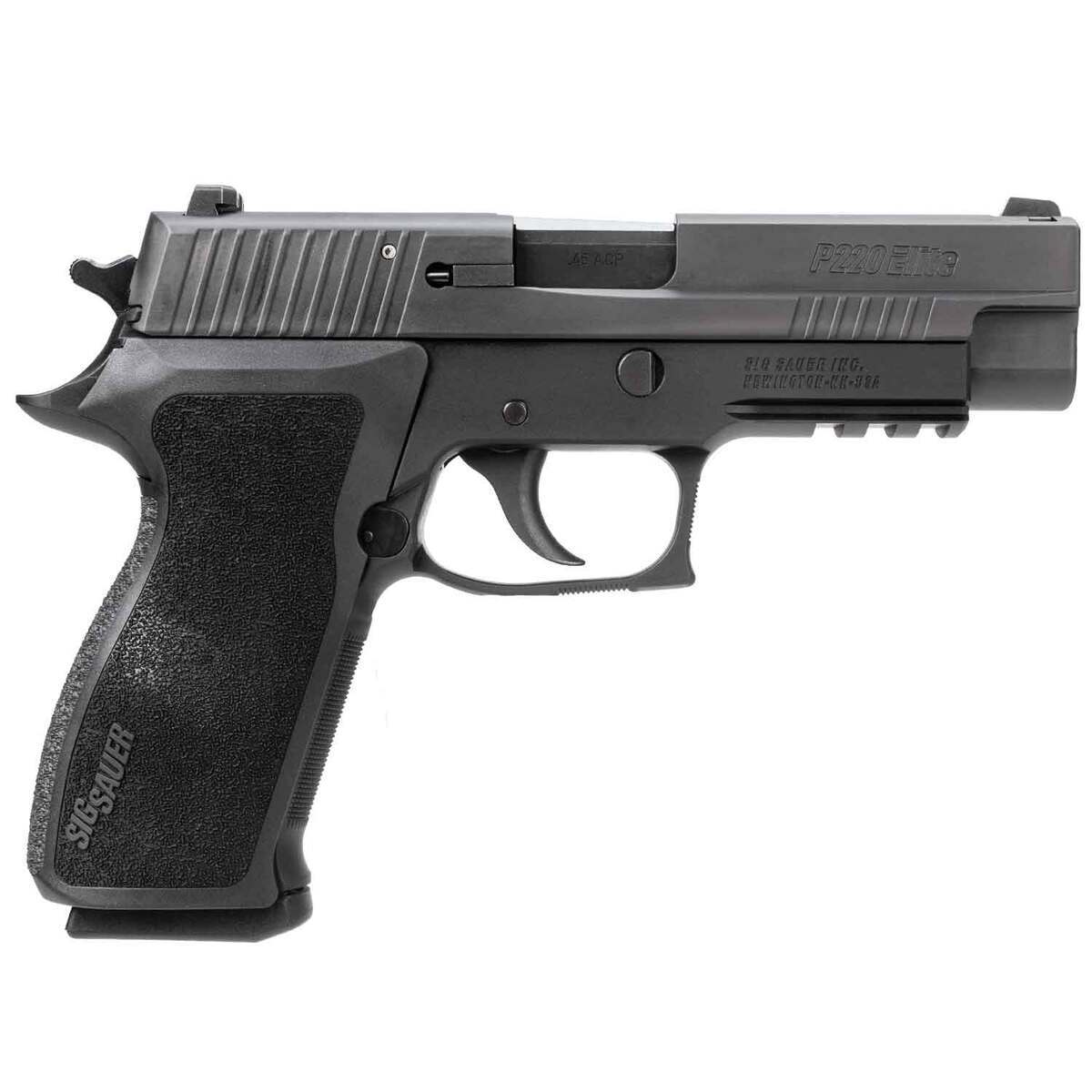 sig sauer p220 elite 45 auto acp 44in black pistol 81 rounds 1678916 1