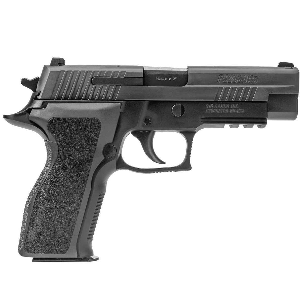 sig sauer p226 elite 9mm luger 44in black pistol 151 rounds 1678917 1