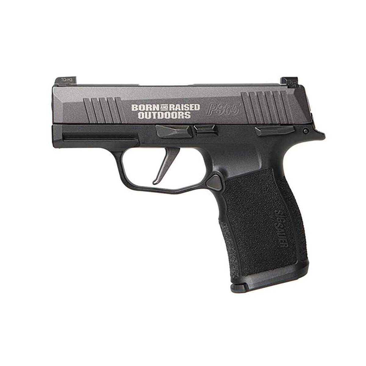 sig sauer p365x born raised 9mm lugger 31in elite carbon gray pistol 121 rounds 1790501 1 1