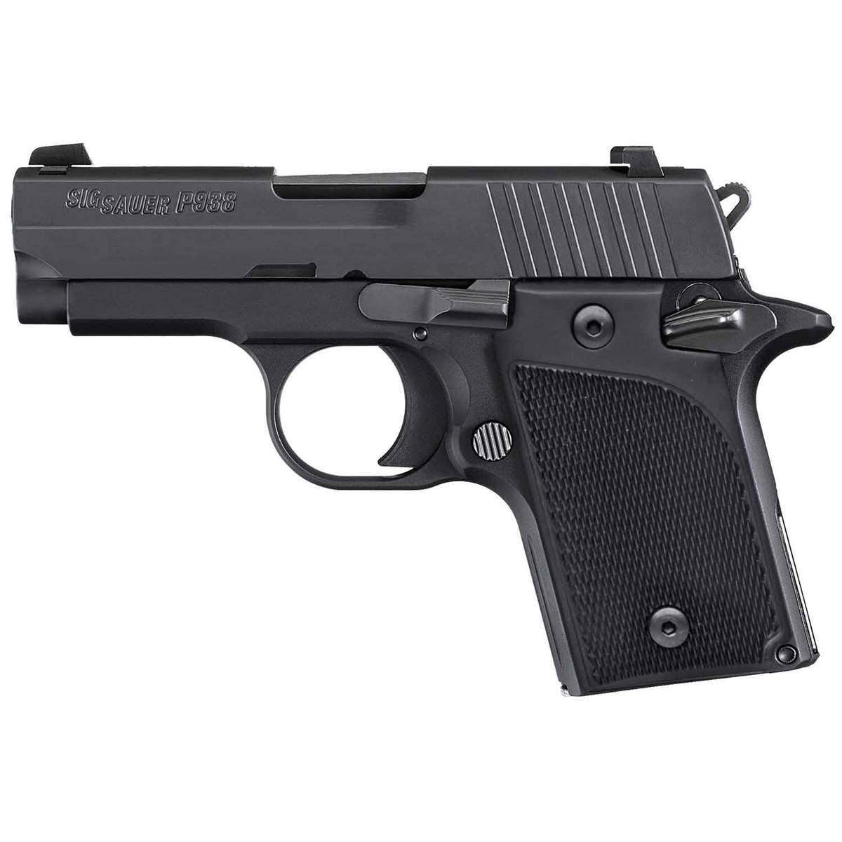 sig sauer p938 9mm luger 3in black nitron pistol 61 1457048 1